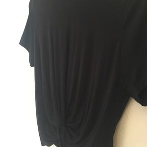Twist front cropped tee